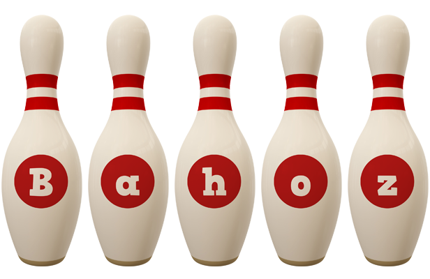 Bahoz bowling-pin logo