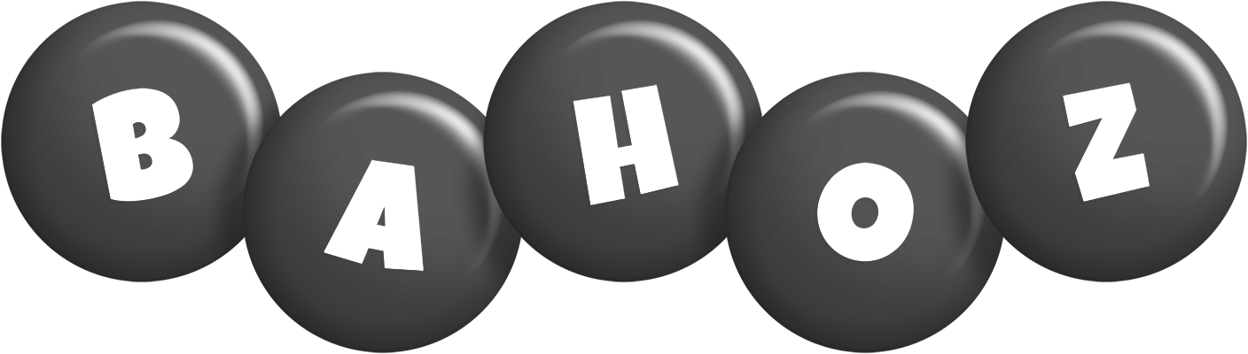 Bahoz candy-black logo