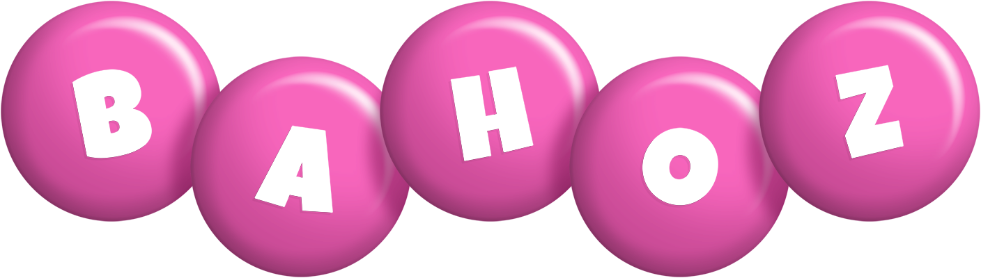 Bahoz candy-pink logo
