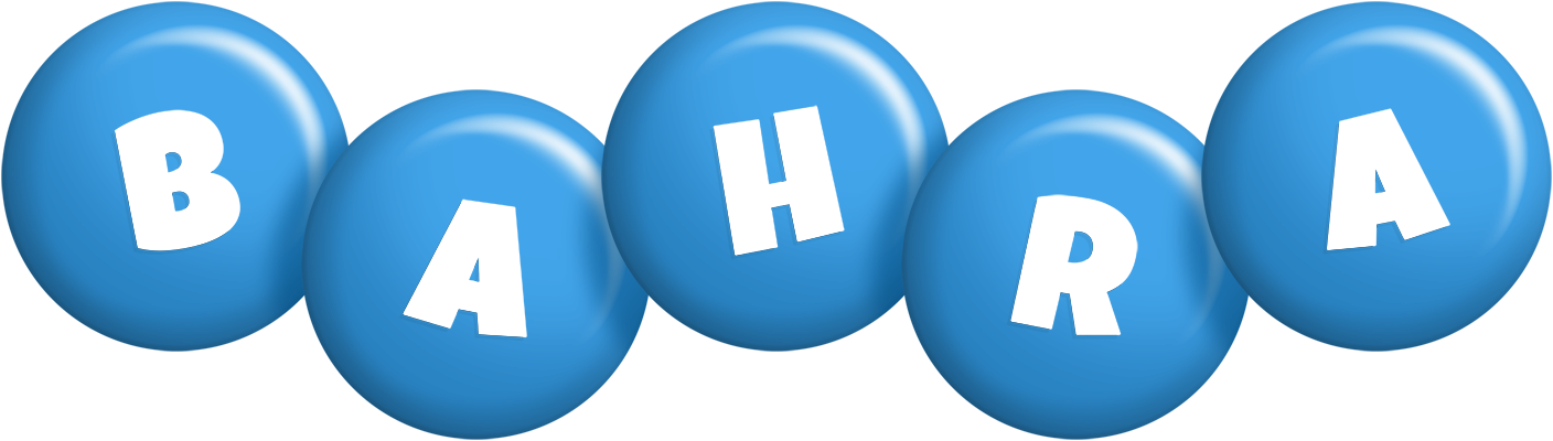 Bahra candy-blue logo