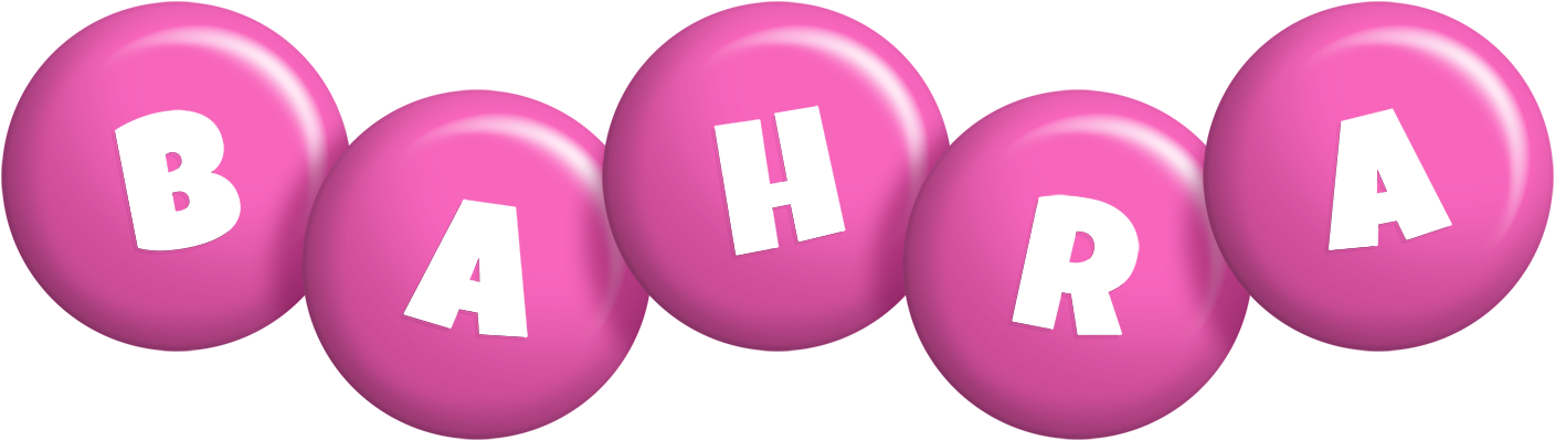Bahra candy-pink logo