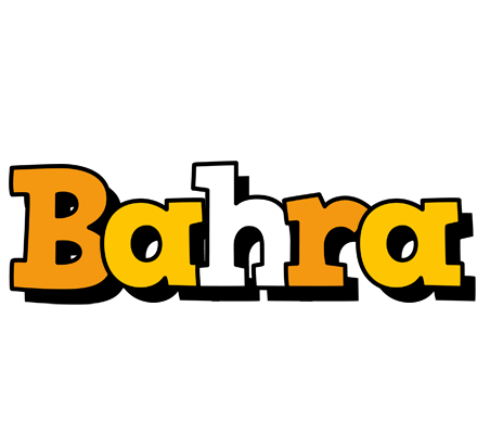 Bahra cartoon logo
