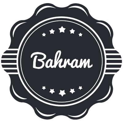 Bahram badge logo
