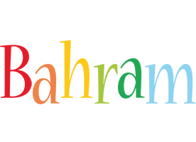 Bahram birthday logo