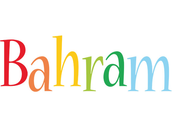 Bahram birthday logo