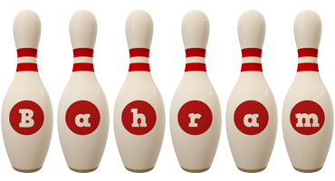 Bahram bowling-pin logo