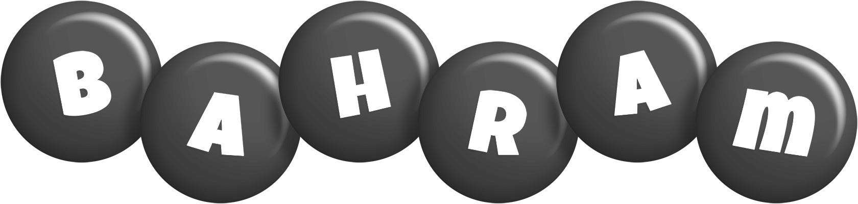Bahram candy-black logo