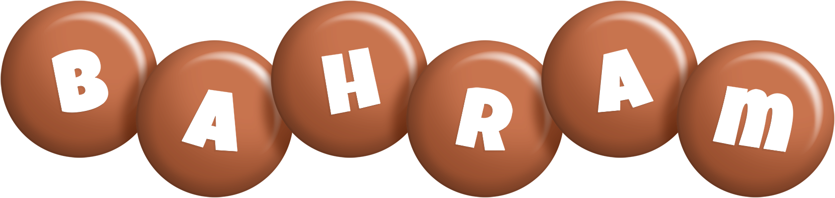 Bahram candy-brown logo
