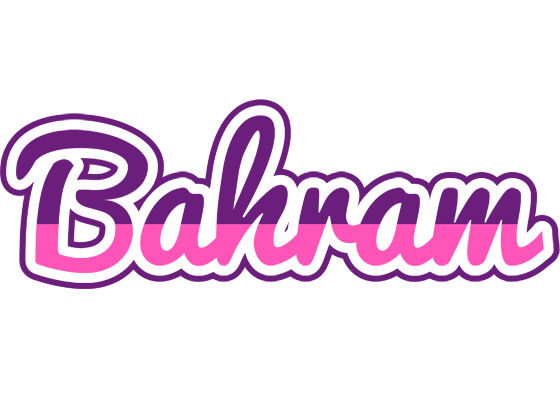 Bahram cheerful logo