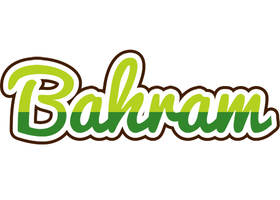 Bahram golfing logo