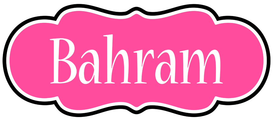 Bahram invitation logo
