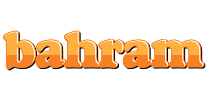 Bahram orange logo