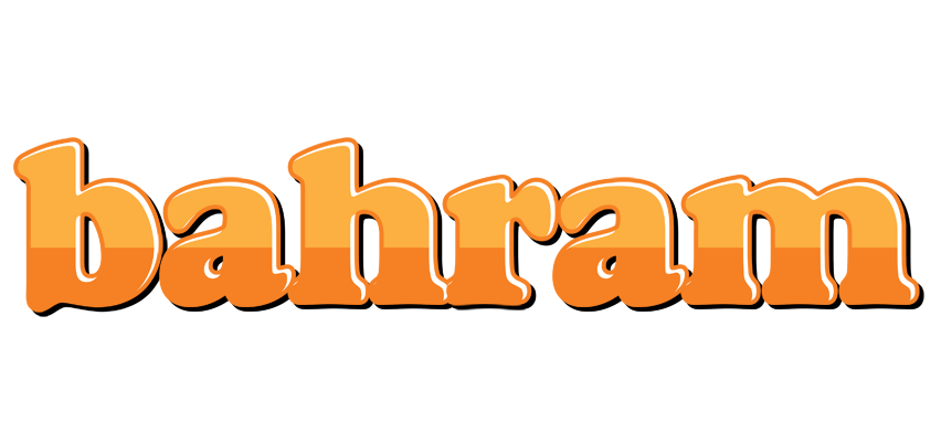 Bahram orange logo