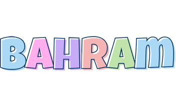 Bahram pastel logo