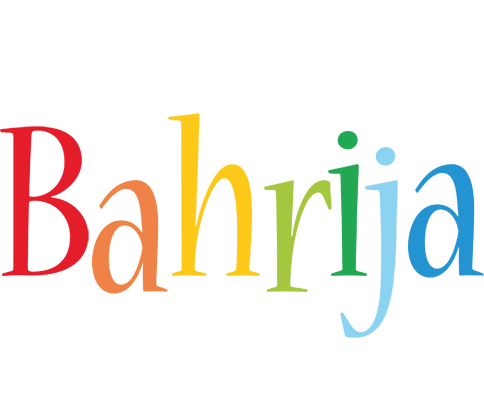 Bahrija birthday logo