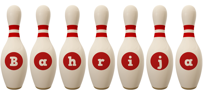 Bahrija bowling-pin logo