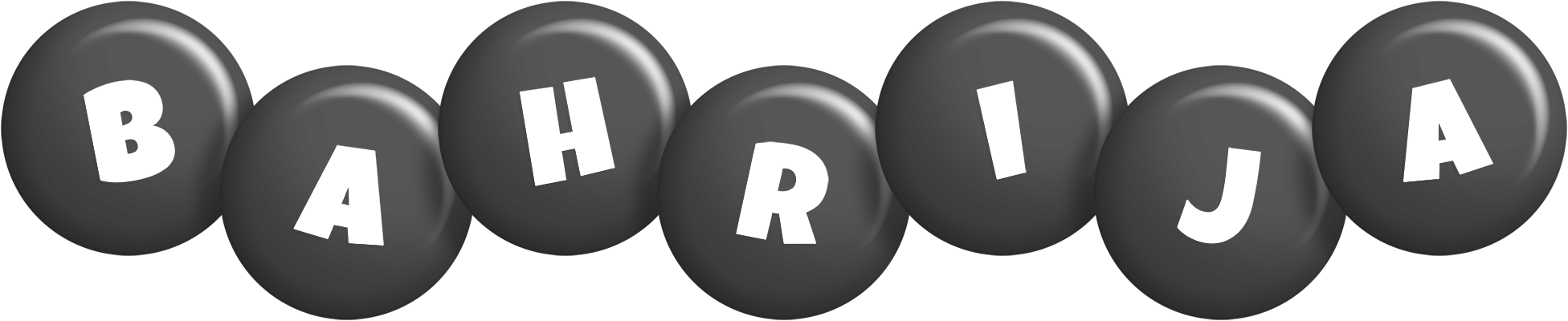 Bahrija candy-black logo