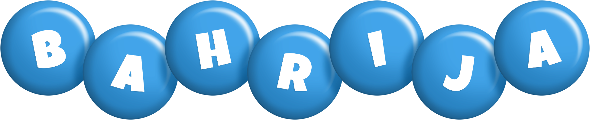 Bahrija candy-blue logo