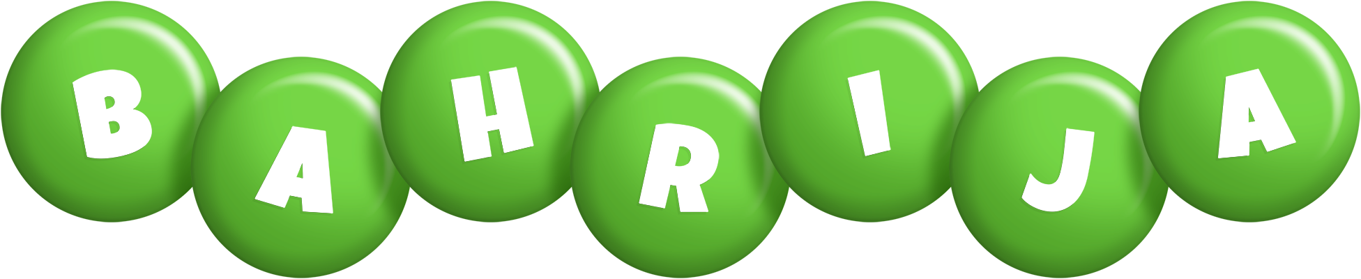Bahrija candy-green logo