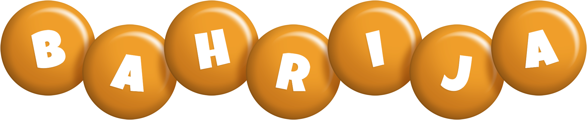 Bahrija candy-orange logo