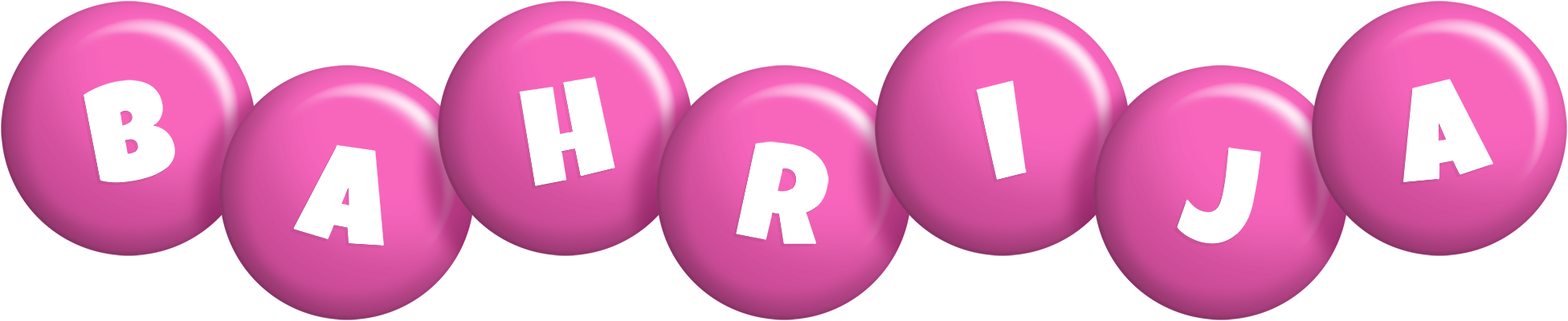Bahrija candy-pink logo