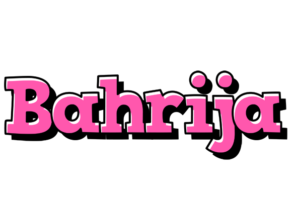 Bahrija girlish logo