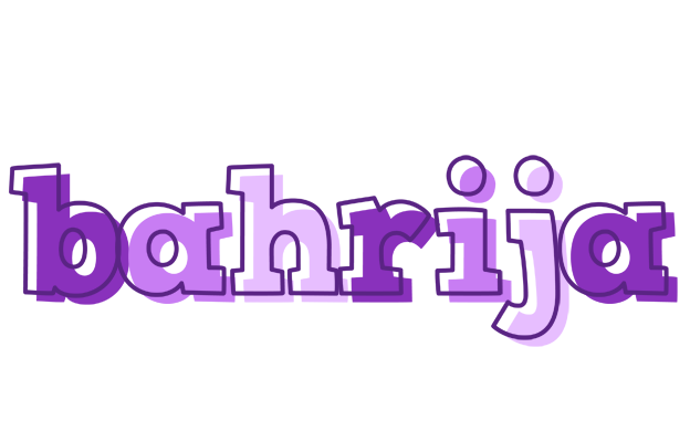 Bahrija sensual logo