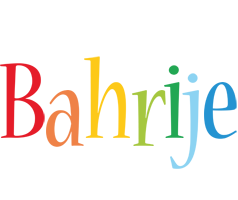 Bahrije birthday logo