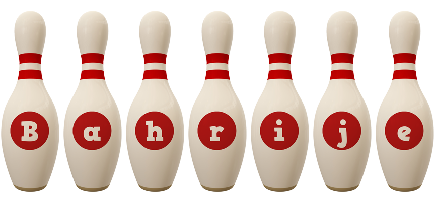 Bahrije bowling-pin logo