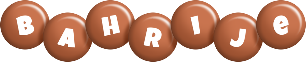 Bahrije candy-brown logo