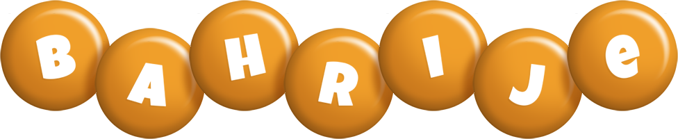 Bahrije candy-orange logo