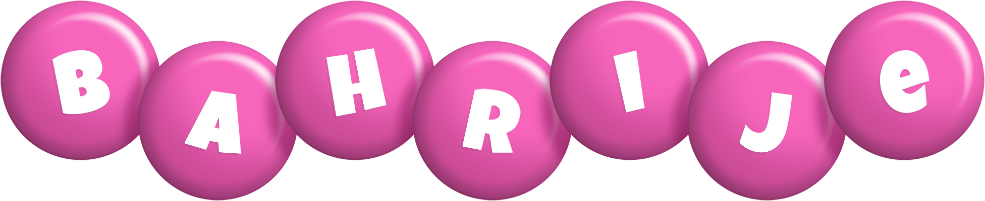 Bahrije candy-pink logo