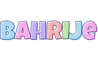 Bahrije pastel logo