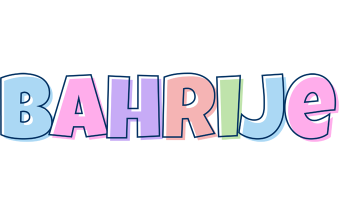Bahrije pastel logo