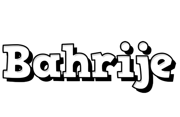 Bahrije snowing logo