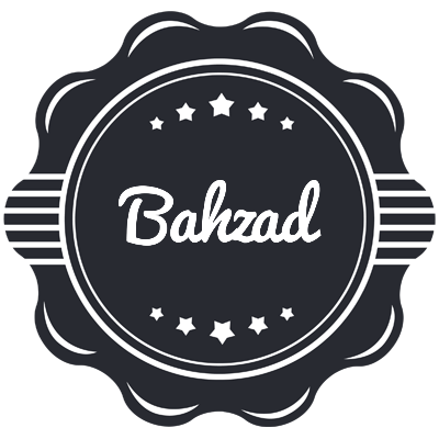 Bahzad badge logo