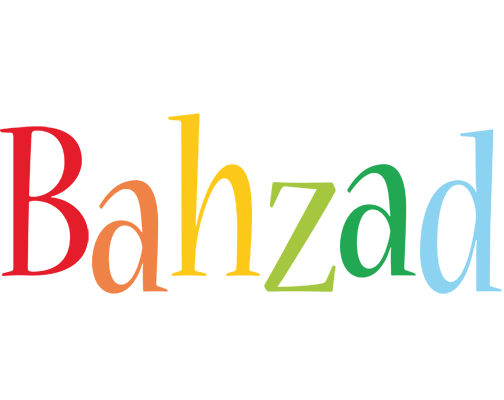 Bahzad birthday logo