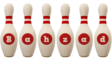 Bahzad bowling-pin logo