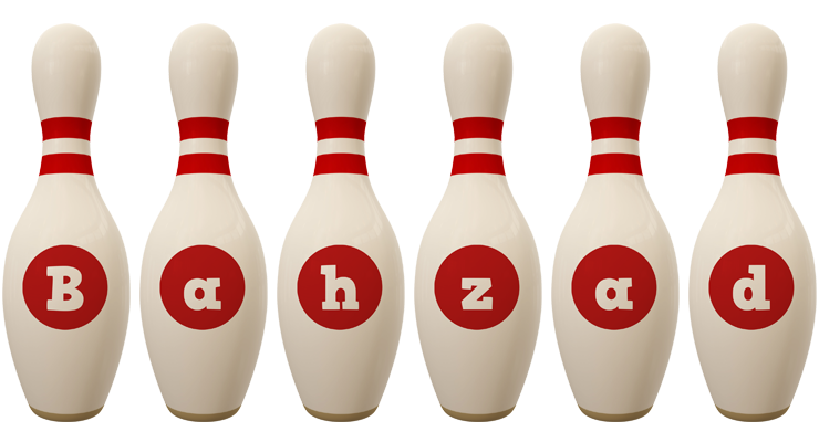 Bahzad bowling-pin logo