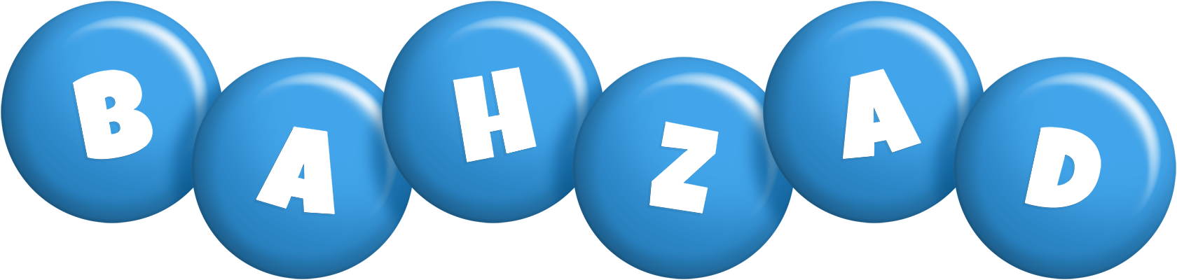Bahzad candy-blue logo