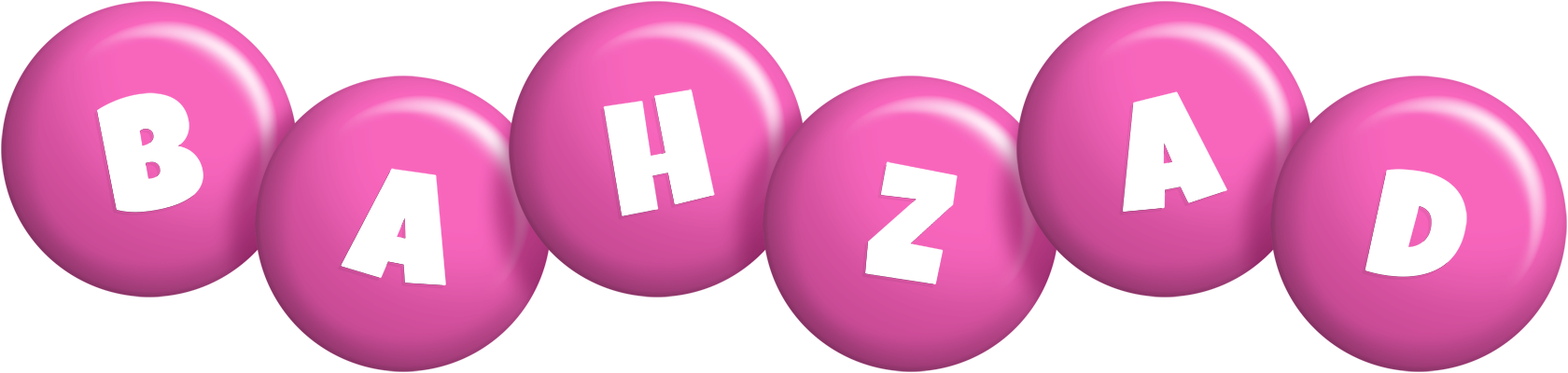 Bahzad candy-pink logo