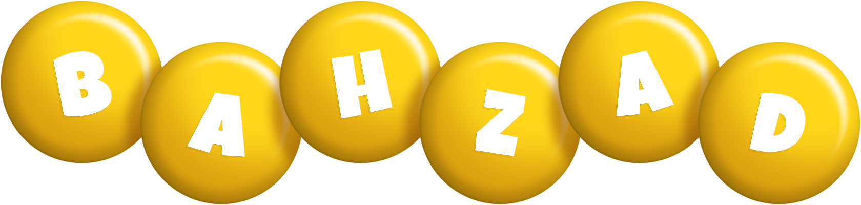 Bahzad candy-yellow logo