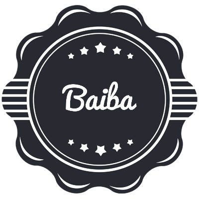Baiba badge logo