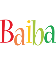 Baiba birthday logo