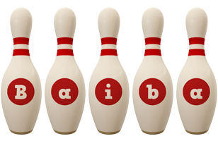 Baiba bowling-pin logo