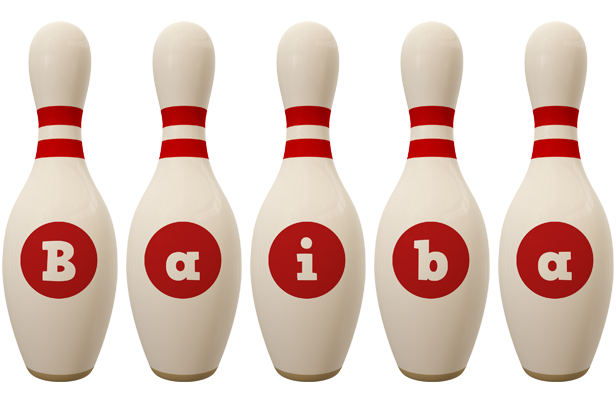Baiba bowling-pin logo
