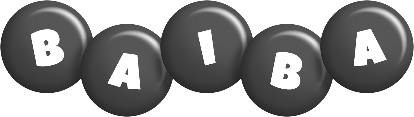 Baiba candy-black logo