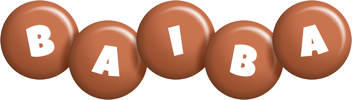 Baiba candy-brown logo