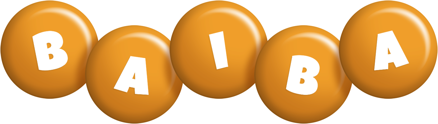 Baiba candy-orange logo