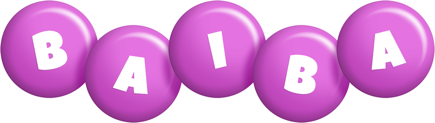 Baiba candy-purple logo